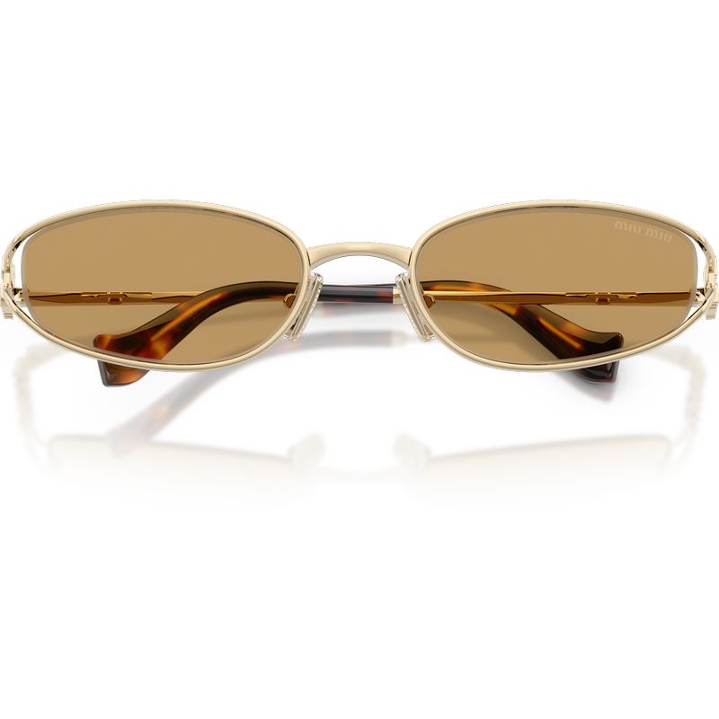 Miu Miu MUC51S Pale Gold Brown Front2