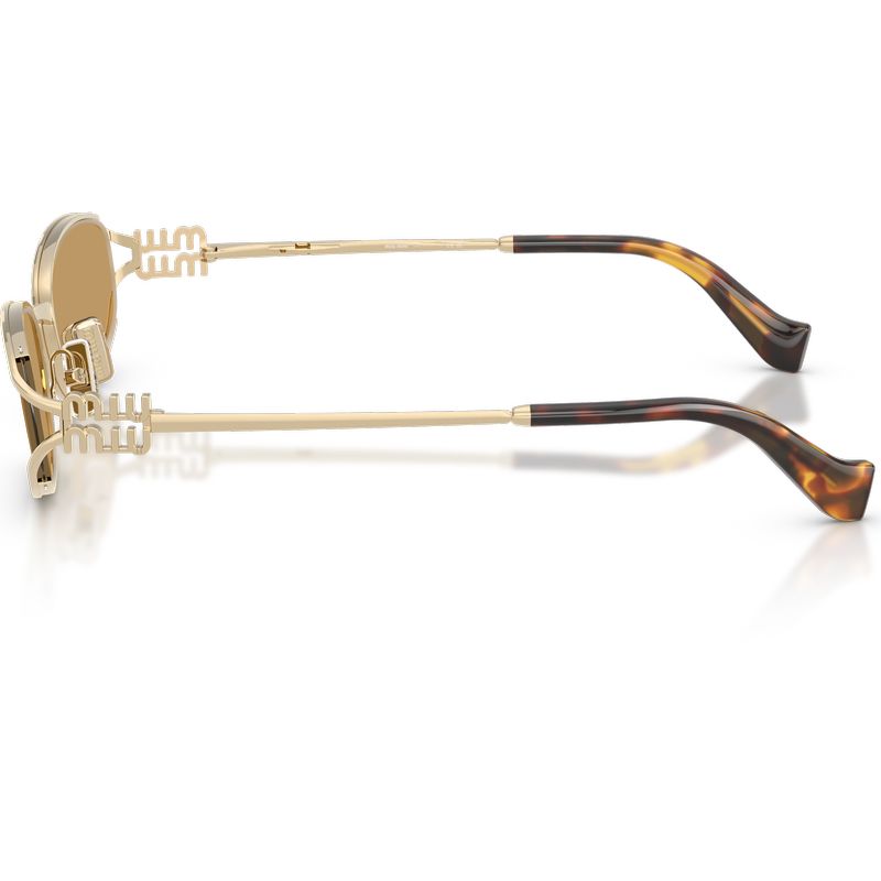Miu Miu MUC51S Pale Gold Brown Side