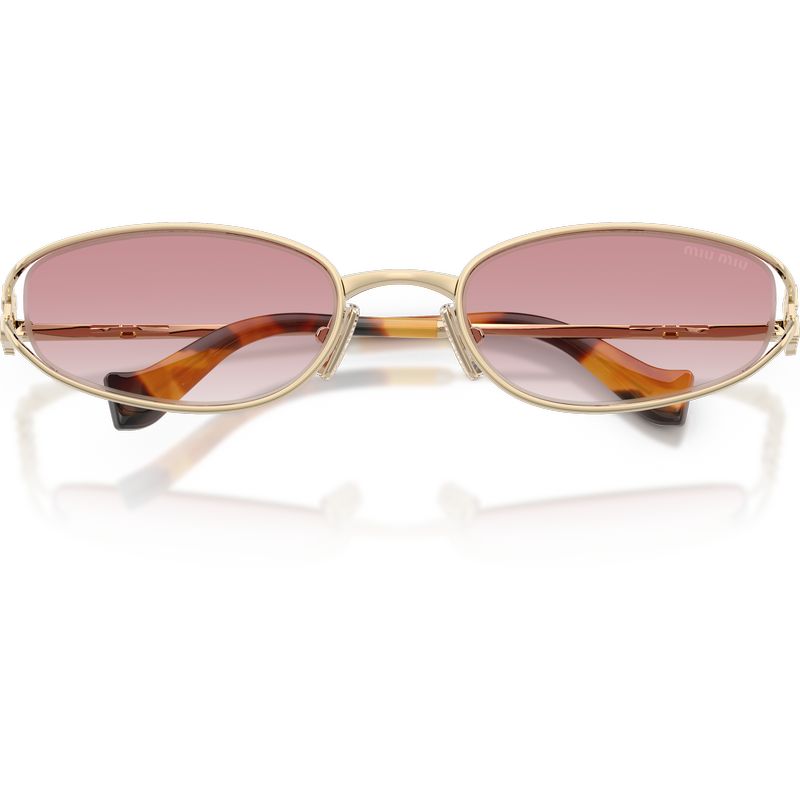 Miu Miu MUC51S Pale Gold Pink Gradient Front2