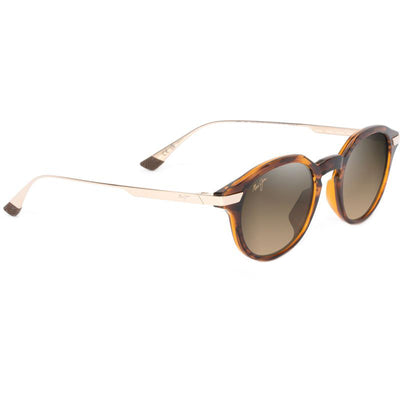 Momi, Shiny Dark Havana and Gold/HCL Bronze Polarised Lenses
