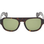 ML0096, Dark Havana/Green Lenses