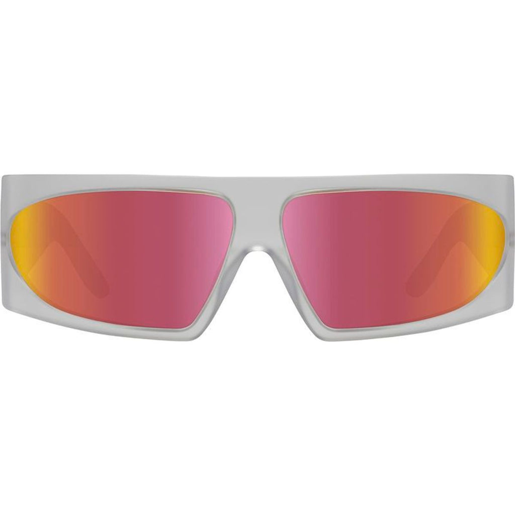 Fly By Wire, Matte Crystal/Spectra Red Mirror Polarised Lenses