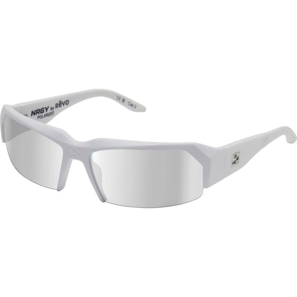Oblivion, Matte White/Stealth Mirror Polarised Lenses