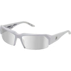Oblivion, Matte White/Stealth Mirror Polarised Lenses