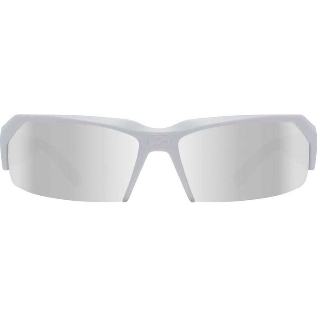 Oblivion, Matte White/Stealth Mirror Polarised Lenses