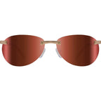 Voyager, Satin Gold/Drive Mirror Polarised Lenses