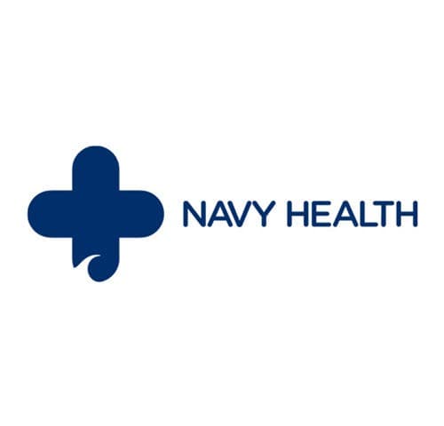 Navy health logo
