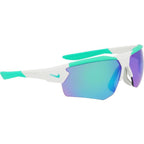 Cloak Duo, Matte Light Silver/Green Mirror Lenses