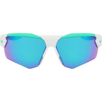Cloak Duo, Matte Light Silver/Green Mirror Lenses