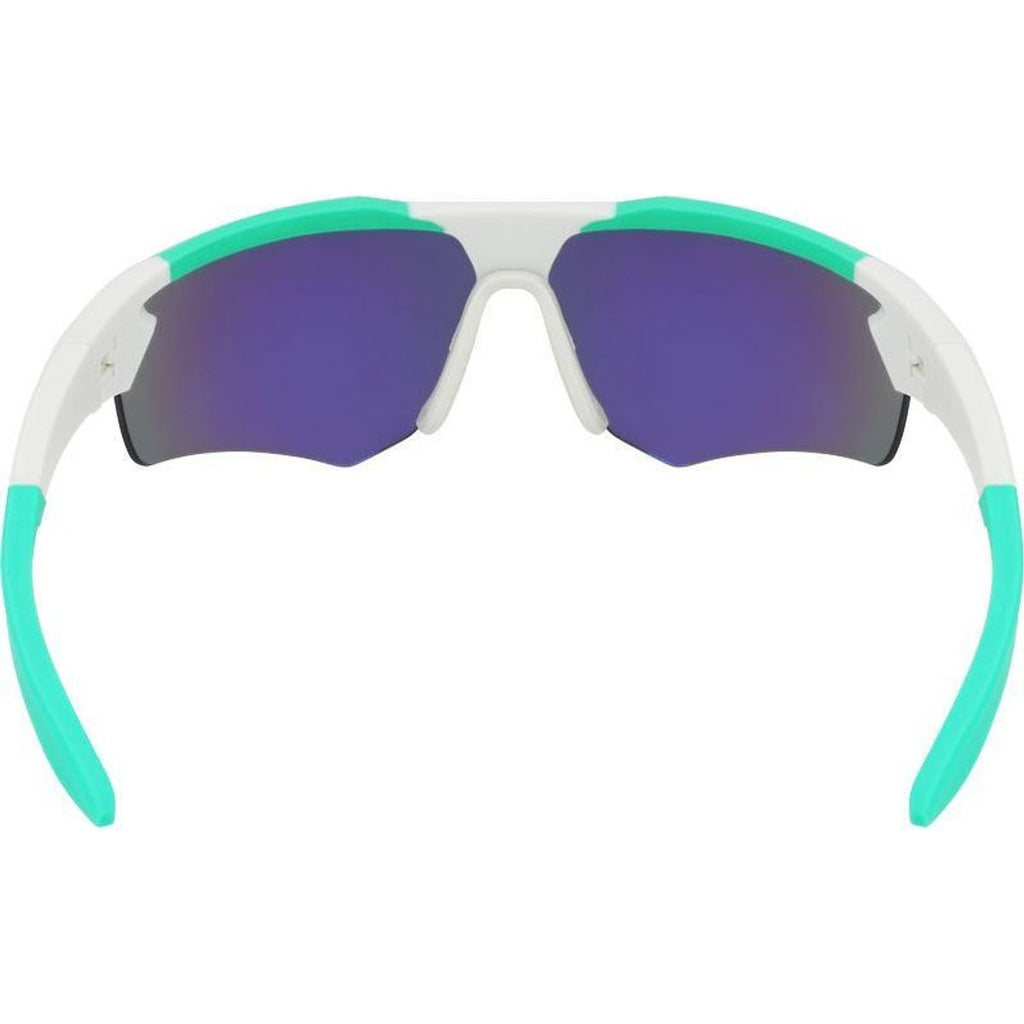 Cloak Duo, Matte Light Silver/Green Mirror Lenses