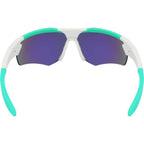 Cloak Duo, Matte Light Silver/Green Mirror Lenses