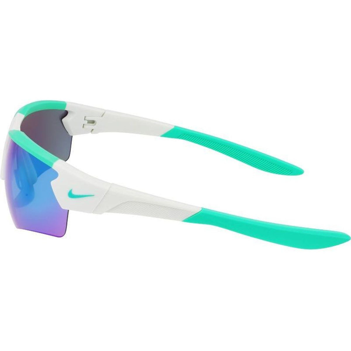 Cloak Duo, Matte Light Silver/Green Mirror Lenses