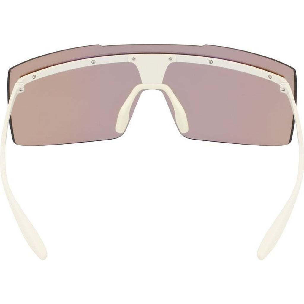 Echo Shield, Matte Coconut Milk/Gold Mirror Lenses