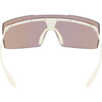Echo Shield, Matte Coconut Milk/Gold Mirror Lenses
