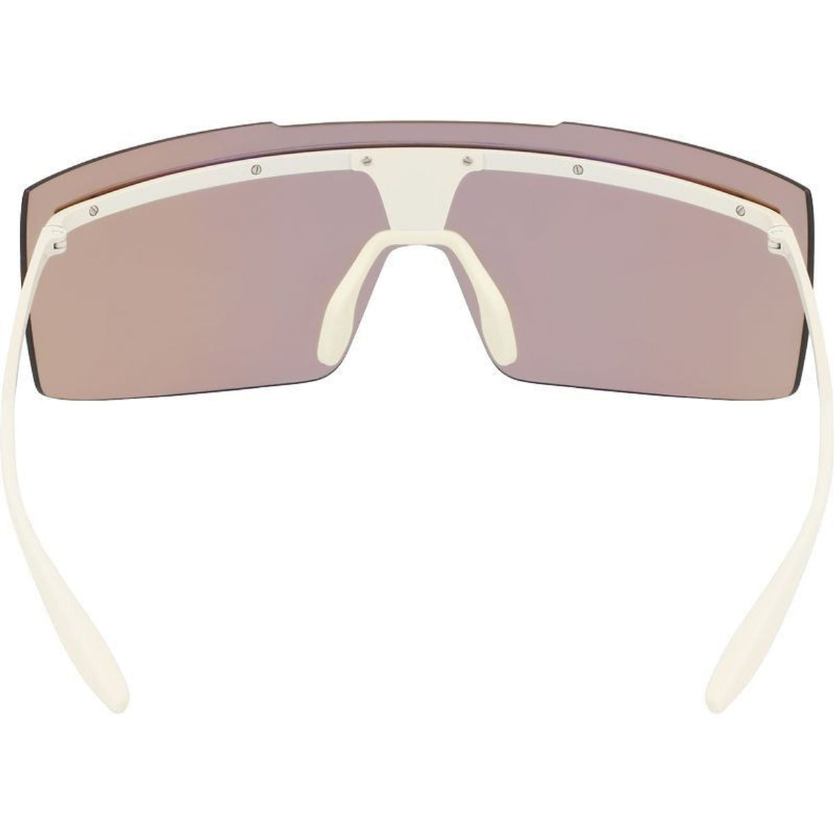 Echo Shield, Matte Coconut Milk/Gold Mirror Lenses