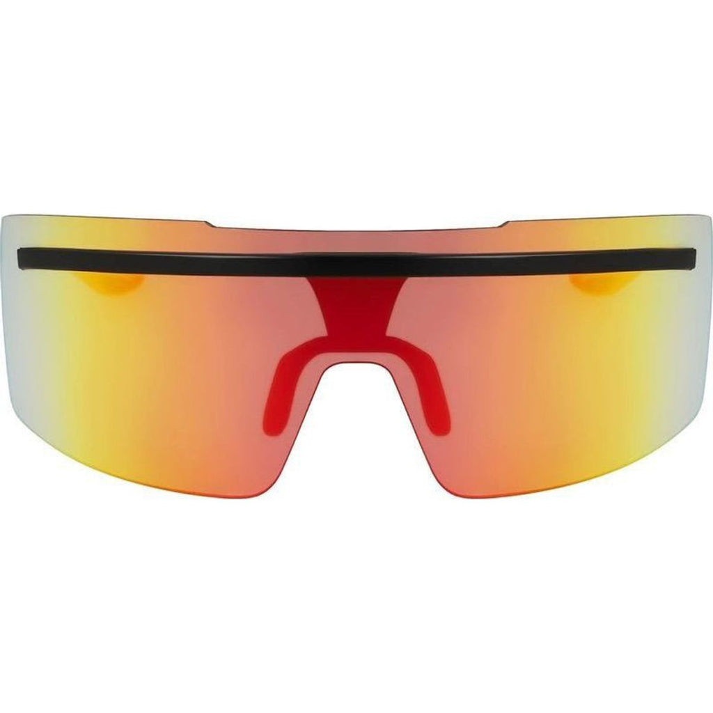 Echo Shield, Matte Black/Road Orange Mirror Lenses