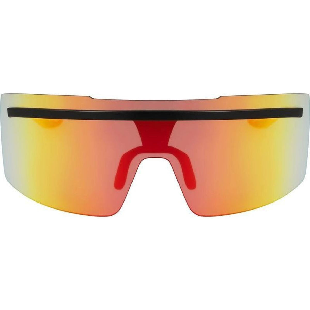 Echo Shield, Matte Black/Road Orange Mirror Lenses
