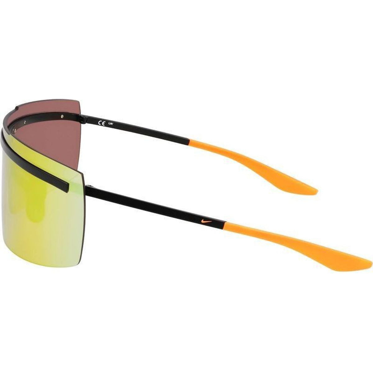 Echo Shield, Matte Black/Road Orange Mirror Lenses