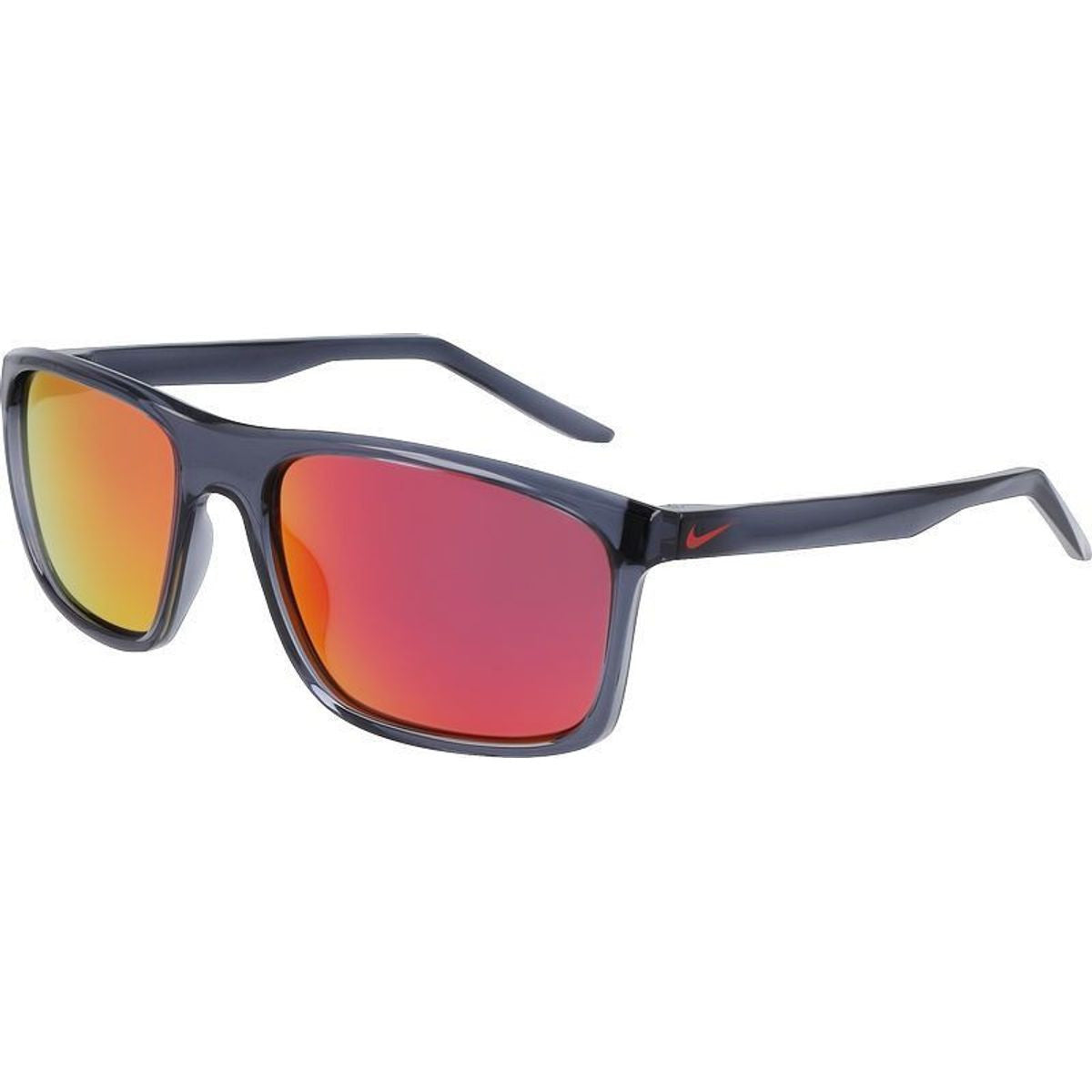 Fire L, Dark Grey/Red Flash Mirror Polarised Lenses