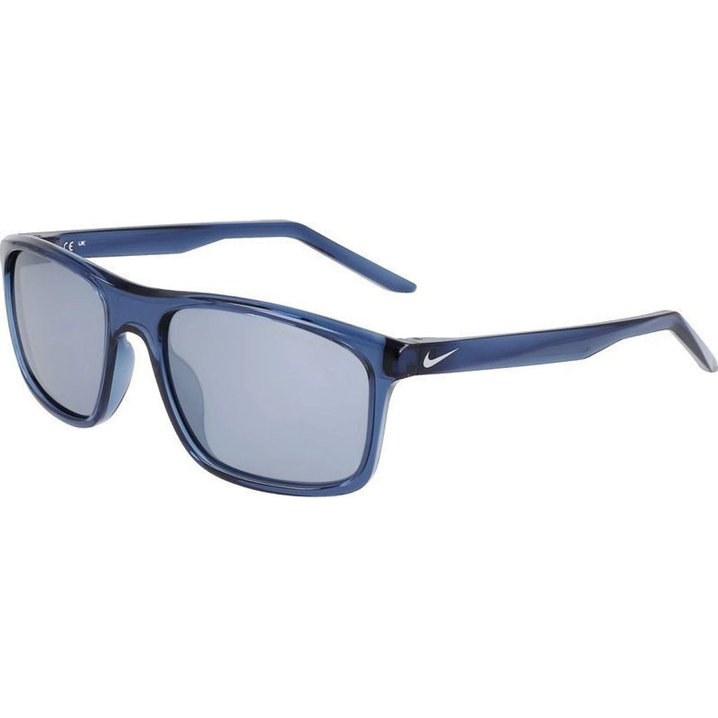 Fire L, Matte Mystic Navy/Silver Mirror Polarised Lenses