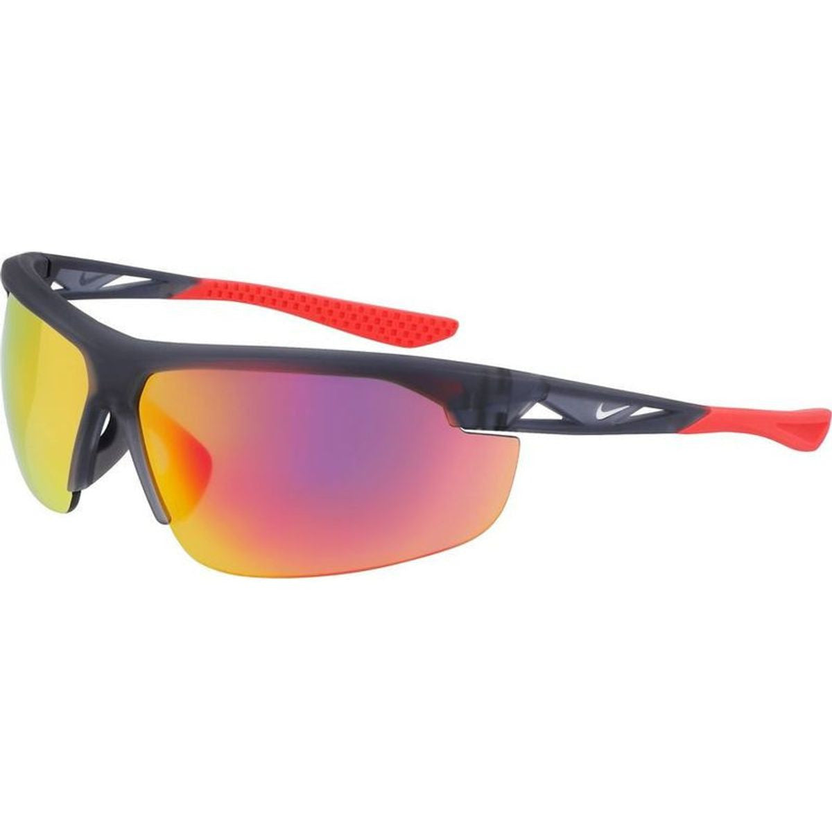 Windtrack, Matte Dark Grey/Red Mirror Lenses
