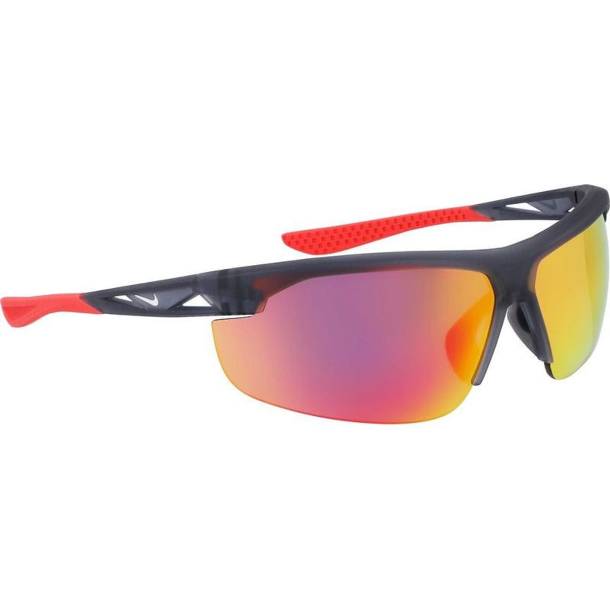 Windtrack, Matte Dark Grey/Red Mirror Lenses