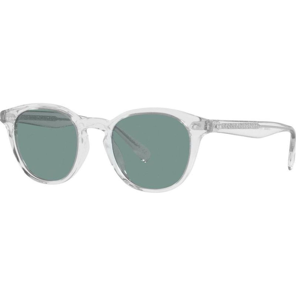 Desmon Sun V5454SU, Crystal/Teal Polarised Glass Lenses 50 Eye Size