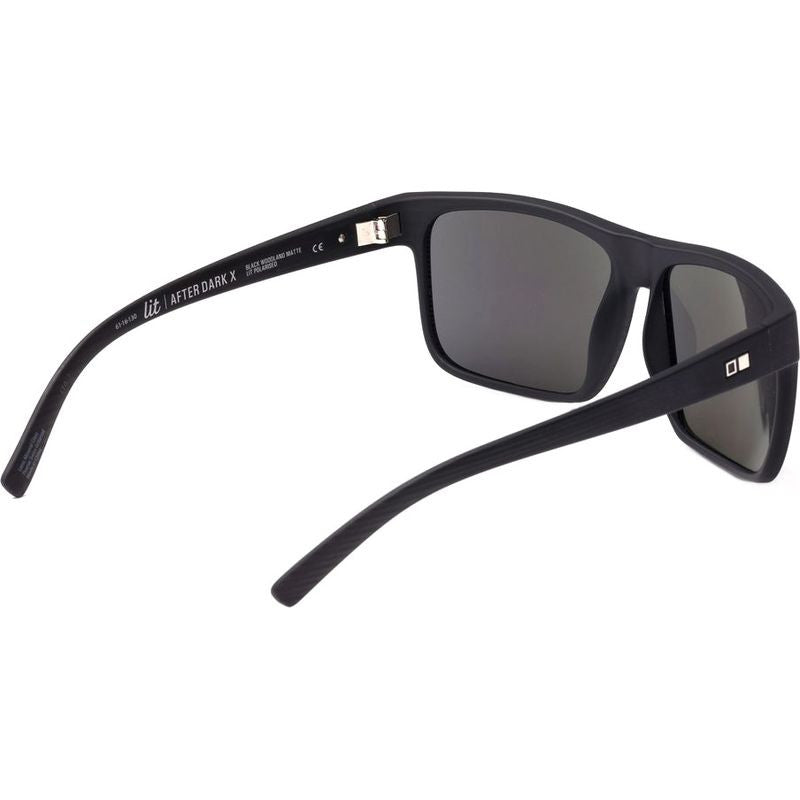 After Dark X, Matte Black Woodland/L.I.T Grey Glass Polarised Lenses