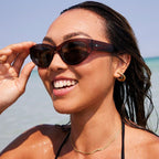 Audrey, Eco Crystal Velvet/Neutral Grey Glass Lenses