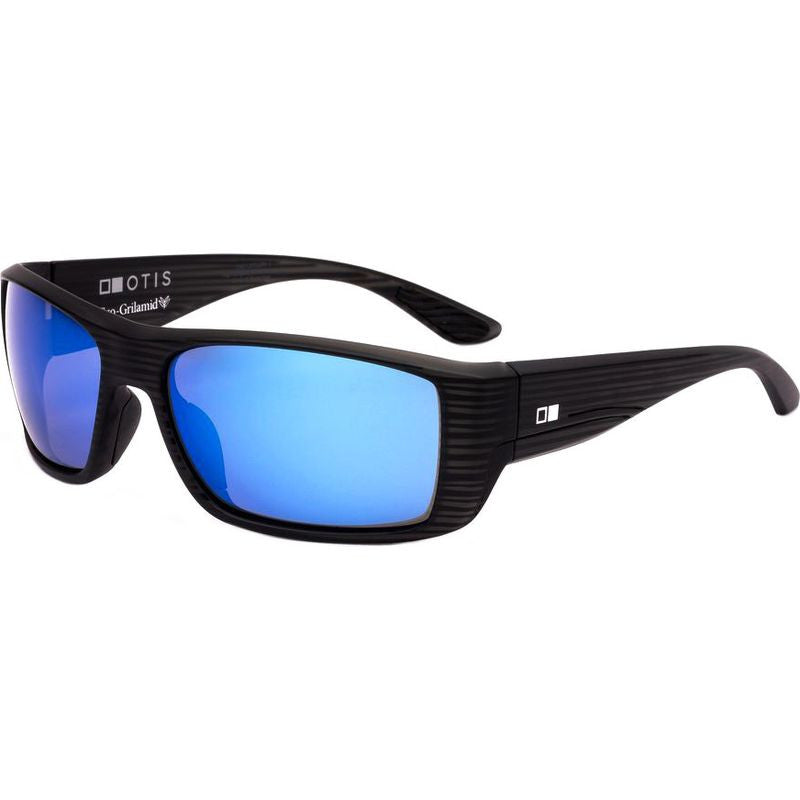 Coastin Slim, Matte Black Woodland/L.I.T Blue Mirror Glass Polarised Lenses