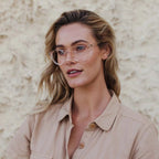 Omar RX, Eco Peach Pit/Clear Lenses