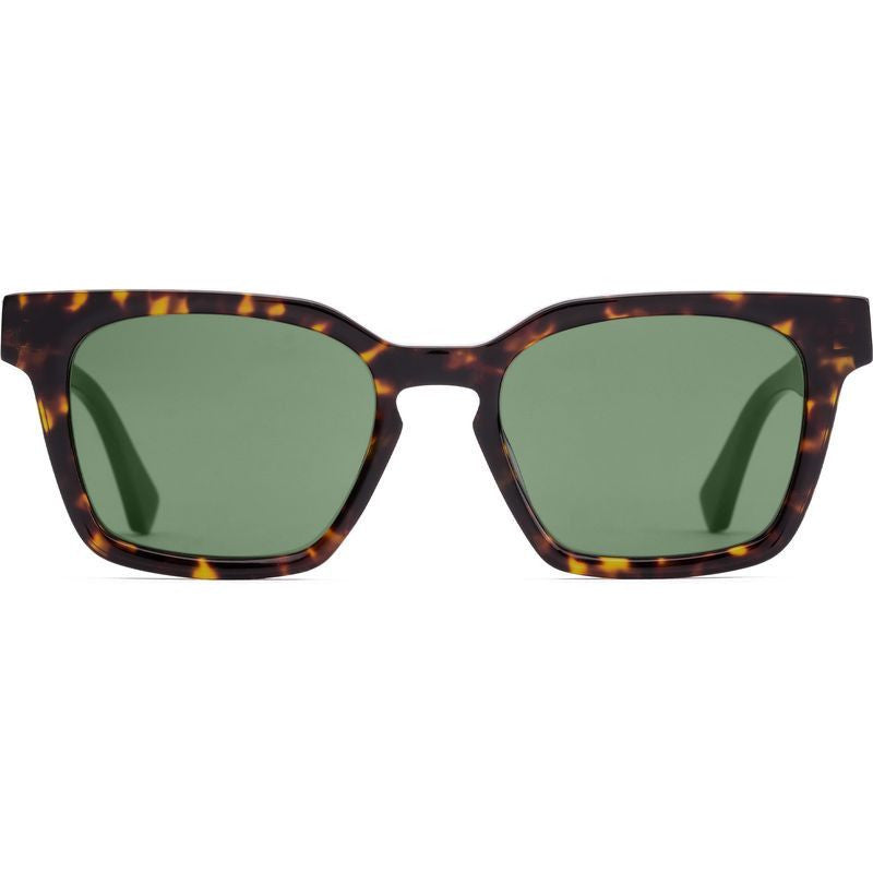 Interlude, Eco Matte Hinton Tort/Green Glass Lenses
