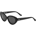 Poppy, Tahitian Pearl/Smokey Blue Glass Lenses