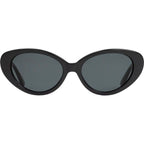 Poppy, Tahitian Pearl/Smokey Blue Glass Lenses