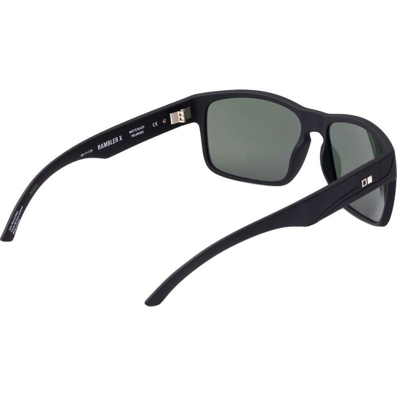 Rambler X, Matte Black/Grey Glass Polarised Lenses