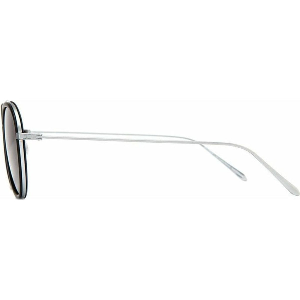 Templin, Matte Black and Brushed Silver/Grey Glass Lenses