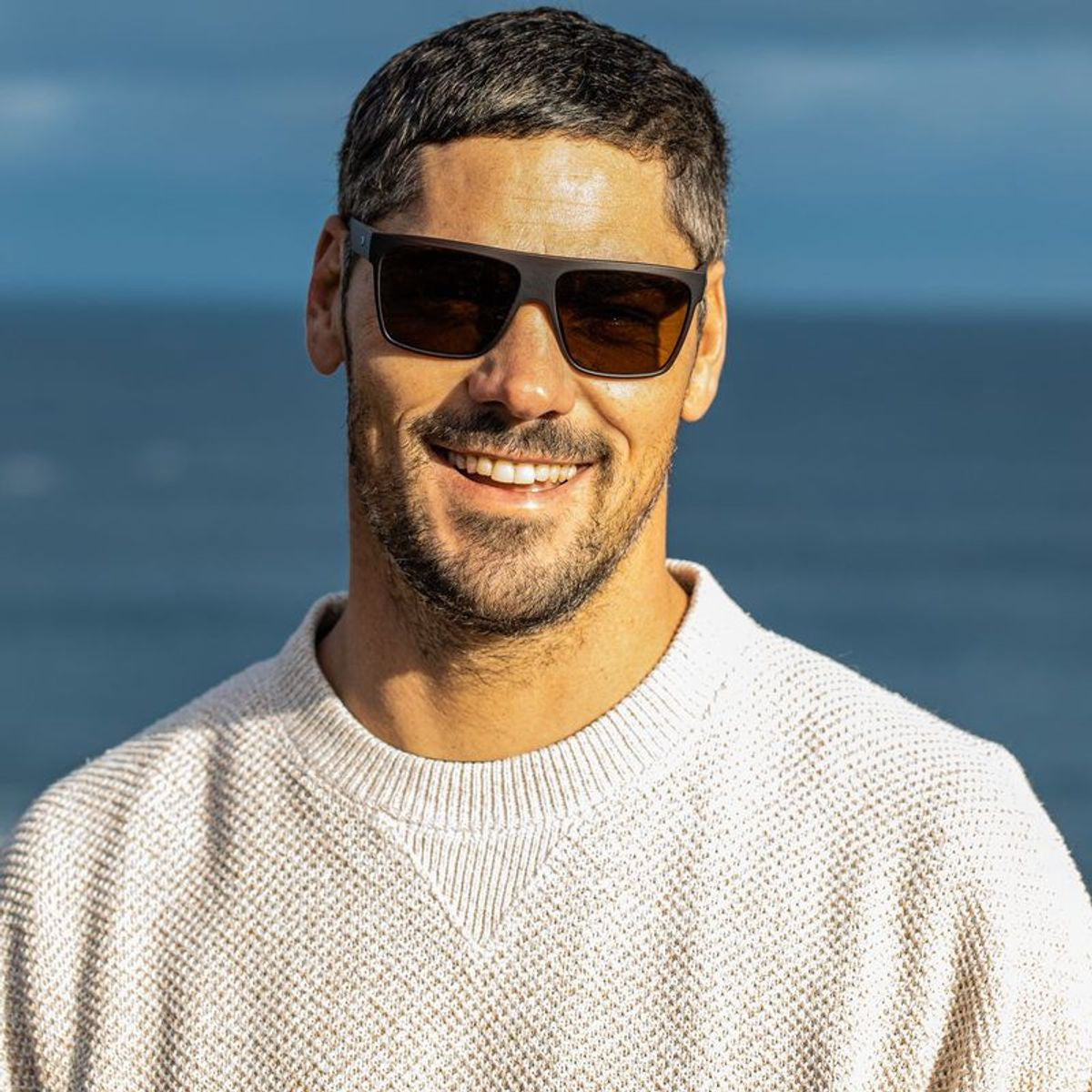 Young Blood Sport, Matte Black Woodland/Grey Glass Polarised Lenses