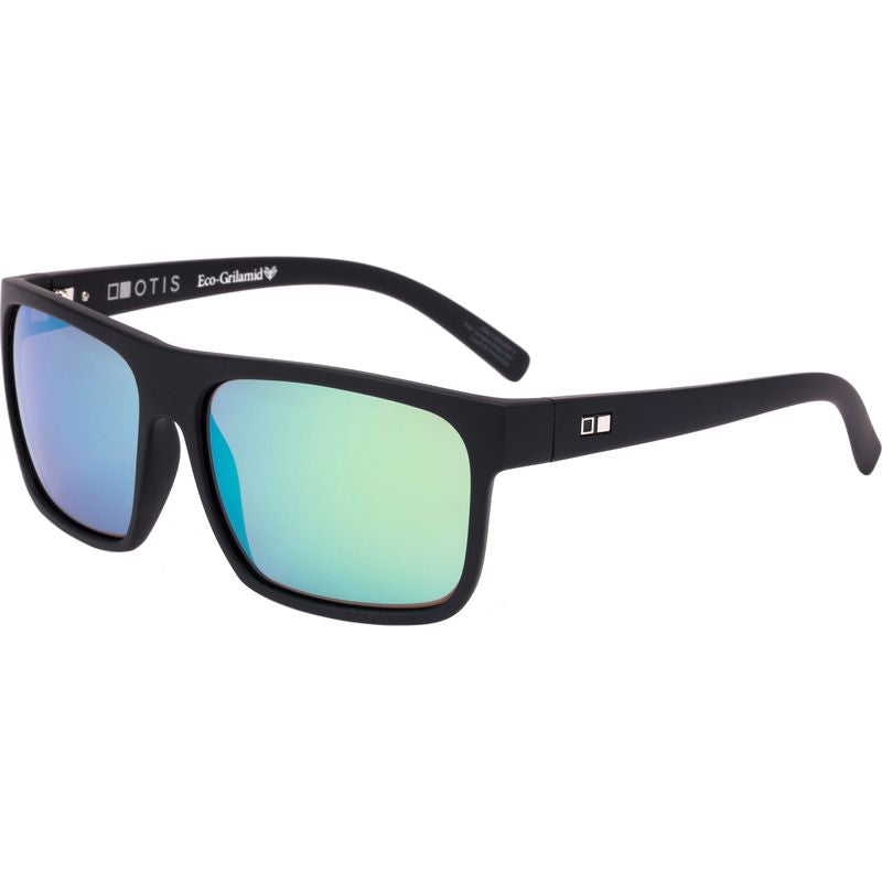 OTIS After Dark Matte Black L.I.T Green Mirror Polarised Angle