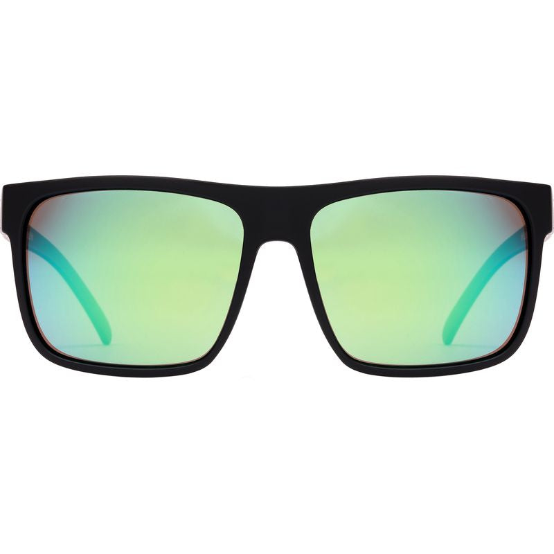 OTIS After Dark Matte Black L.I.T Green Mirror Polarised Front