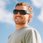 OTIS Concrete Wave Matte Black Grey Polarised Lifestyle