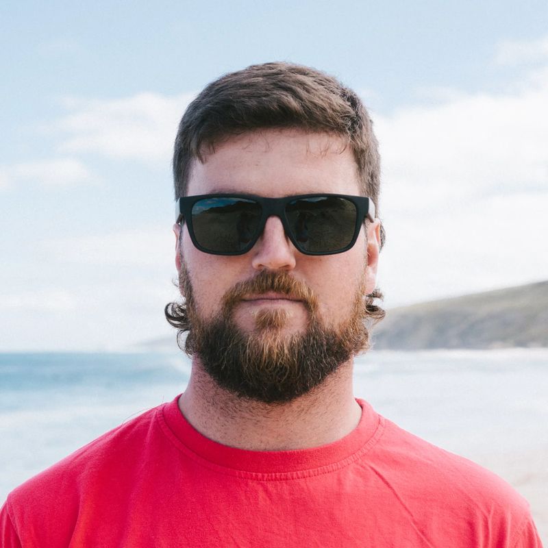 OTIS High Tide Matte Black Grey Polarised Lifestyle