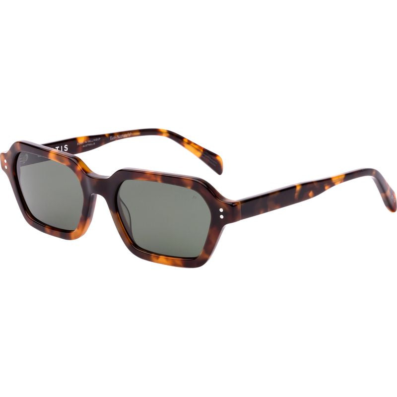OTIS Metric Eco Sepia Tort Grey Polarised Angle