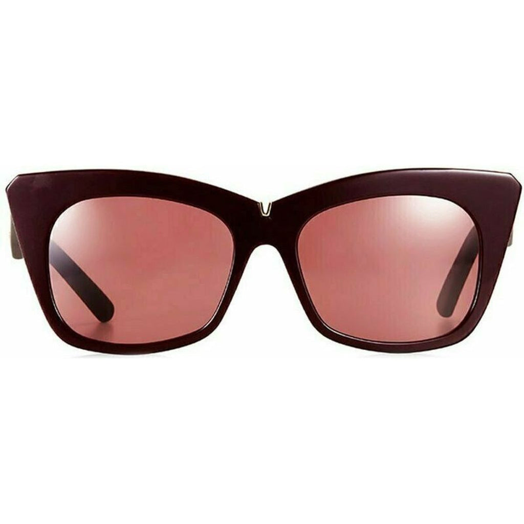 Pared Eyewear Short & Sharp (O), Burgundy/Wine Lenses