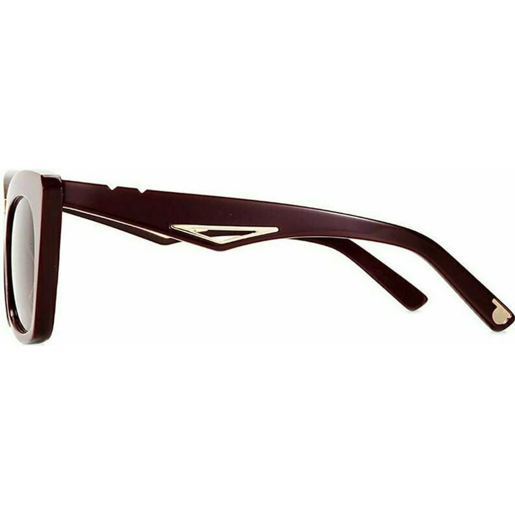 Pared Eyewear Short & Sharp (O), Burgundy/Wine Lenses