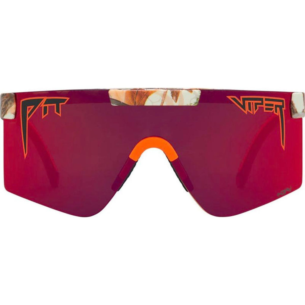 Pit Viper The Originals Narrow (O), Actual Bush/Red HDPV Mirror Polarised Lenses