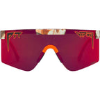 Pit Viper The Originals Narrow (O), Actual Bush/Red HDPV Mirror Polarised Lenses
