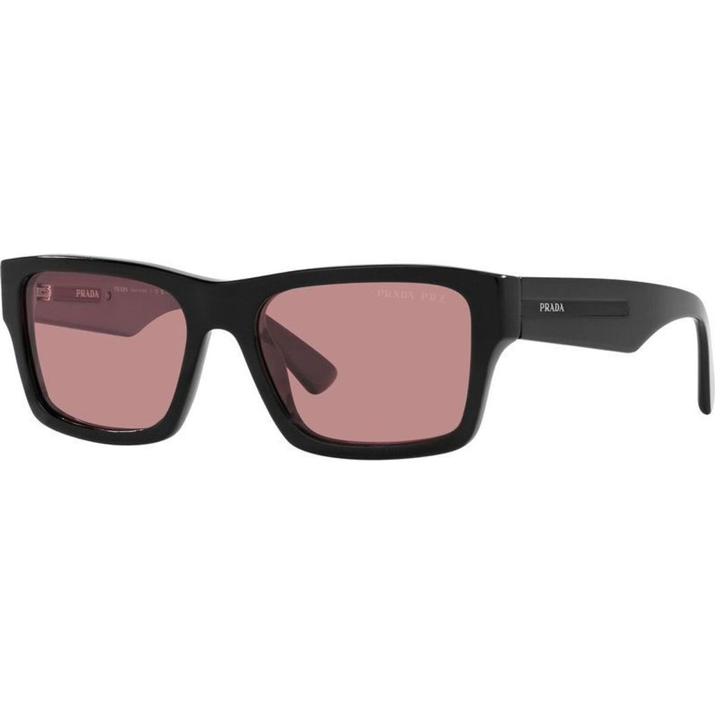 Prada PR25ZS (O), Black/Fuchsia Polarised Glass Lenses 53 Eye Size