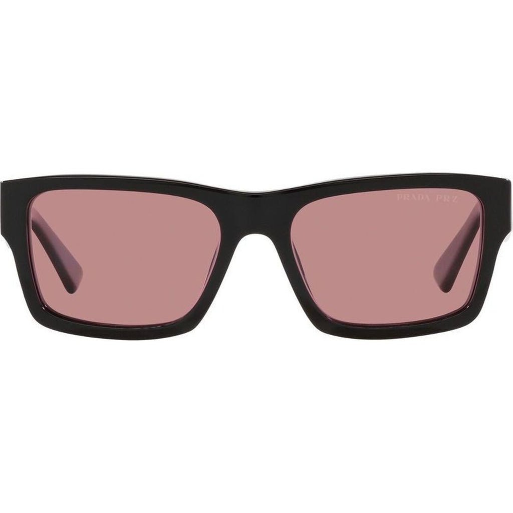 Prada PR25ZS (O), Black/Fuchsia Polarised Glass Lenses 53 Eye Size