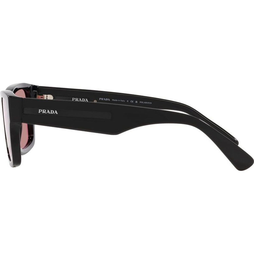 Prada PR25ZS (O), Black/Fuchsia Polarised Glass Lenses 53 Eye Size