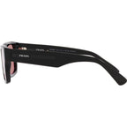 Prada PR25ZS (O), Black/Fuchsia Polarised Glass Lenses 53 Eye Size